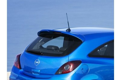 Спойлер на крышку багажника OPC / VXR Look вариант 2 на Opel Corsa D 3D